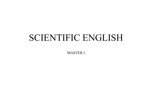 Scientific Writing: Abstract Creation Guide