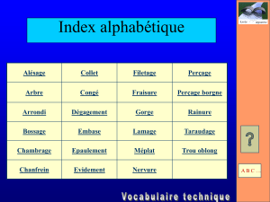 P-Vocabulaire technique