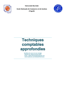Techniques Comptables: Synthèse & Cas Corrigés
