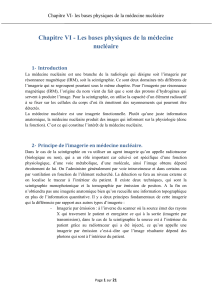Médecine Nucléaire: Bases Physiques, Imagerie & Radiotraceurs