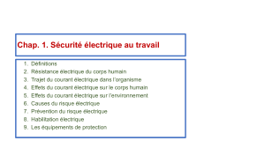 Sécurité électrique au travail : Prévention des risques