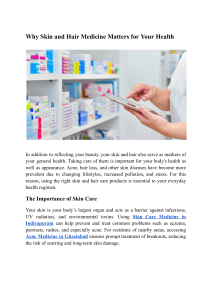 Skin & Hair Health: Medicine, Treatments & Online Pharmacies