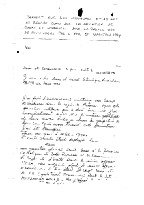 Rapport sur les massacres de Qyeru et Nyamugali, 1994