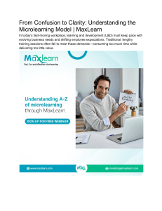 Understanding Microlearning: A Guide to Effective Corporate Training
