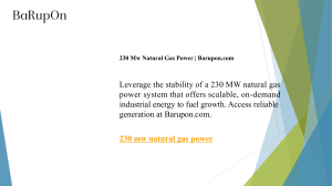 230 Mw Natural Gas Power  Barupon.com