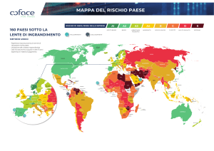 Carte des risques pays : Insolvabilité des entreprises