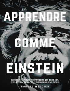 Apprendre comme Einstein : Secrets et techniques d'apprentissage