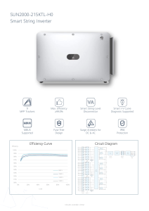 SUN2000-215KTL-H0 Smart String Inverter Datasheet