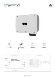 SUN2000 KTL-M3: Fiche technique contrôleur PV intelligent