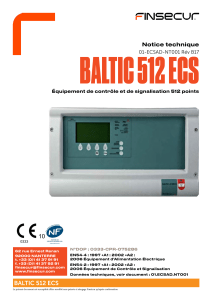 BALTIC 512 ECS : Notice Technique d'Installation et Configuration