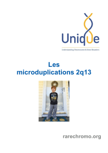 Duplication 2q13 dépliant
