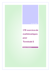 178 EXERCICES CORRIGES Tle S