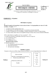 PREPA BEPC 2025 PC FICHE 2 BY TEHUA
