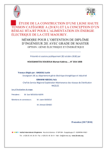 Ligne Haute Tension et Réseau HTA/BT : Étude de Cas