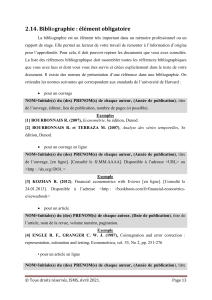 Guide de style bibliographique Harvard pour mémoires et rapports