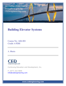 Building Elevator Systems Course: Design & Planning