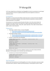 TP MongoDB : Exercices et requêtes