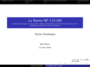 La norme NF C 13 200 installation HT