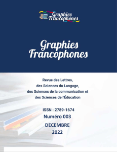 Graphies Francophones: Revue Lettres, Langage, Communication, Éducation