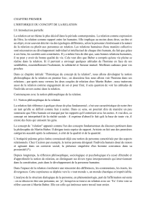 La relation : historique du concept selon Martin Buber