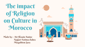 Religion & Culture in Morocco: An Impact Study