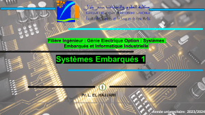 Systèmes Embarqués : Introduction et Concepts