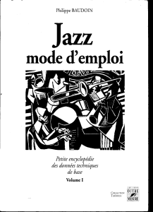 Jazz Mode d'Emploi : Guide Technique et Encyclopédie
