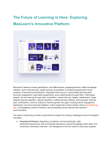 MaxLearn: Microlearning for Corporate Training