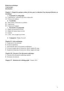 Guide de rédaction académique : Grammaire, Style & Structure