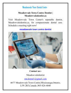 Meadowvale Town Centre Dentist Meadowvaledentist.ca