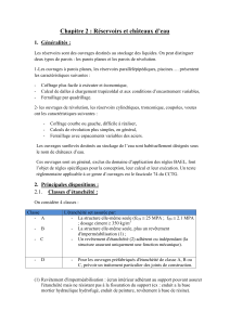 Réservoirs & Châteaux d'eau: Conception & Calcul
