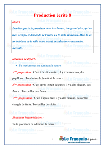 Exercice d'écriture: Aventure à la ferme