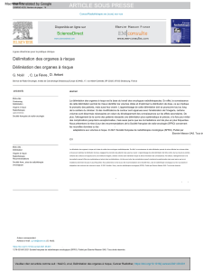 D&eacute;limitation des organes &agrave; risque en radioth&eacute;rapie