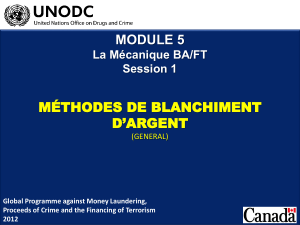 Méthodes de blanchiment d'argent : Techniques et prévention