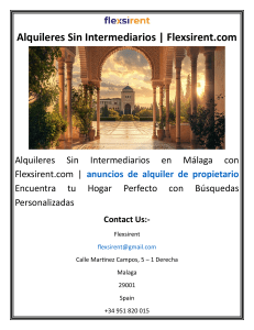 Alquileres Sin Intermediarios Flexsirent.com