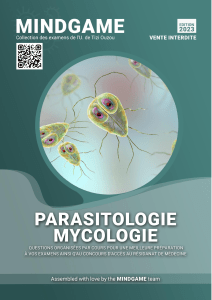 QCM Parasitologie & Mycologie Médicales - UMMTO