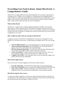 SilverExch Guide: Account, App, Login, and Crypto Trading