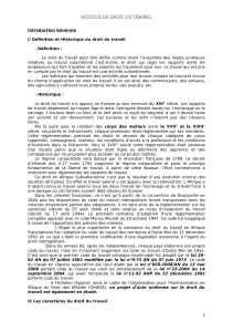 Droit du travail : Définition, historique et contrat de travail