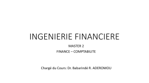 Ingénierie Financière: Diagnostic et Évaluation d'Entreprises