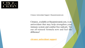 Citranox Antioxidant Support Hasanmirzamd.com