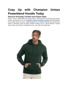 Champion Powerblend Hoodie: Comfort & Style | Unisex