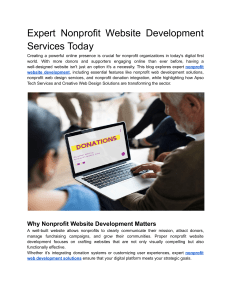 Nonprofit Website Development: Expert Services & Solutions