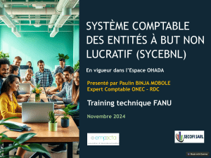 Système Comptable SYCEBNL pour les Associations OHADA