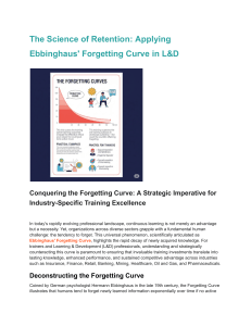 Ebbinghaus Forgetting Curve in L&D: Retention Strategies