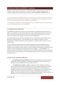 Th&eacute;orie d'Albert Bandura: Apprentissage Social et Efficacit&eacute;