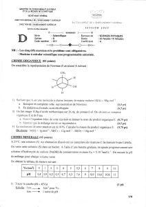Examen Sciences Physiques - Niveau Lycée
