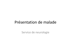 Présentation de cas clinique en neurologie : troubles visuels et faiblesse musculaire