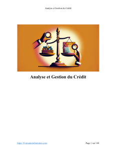 Analyse et Gestion du Crédit : Cours Complet