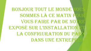 Installation et configuration PABX en entreprise