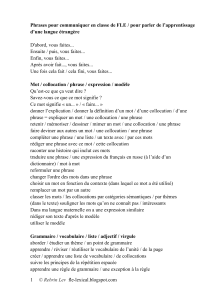Phrases et exercices FLE : Apprendre le français